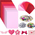 gisgfim 42Pcs Valentine's Day Pink Felt Fabric Sheets Craft Kit 8 x 12 Inch by gisgfim