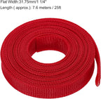 uxcell Expandable Sleeving, 1 1/4-inch 25ft Cable Sleeve - Image 3