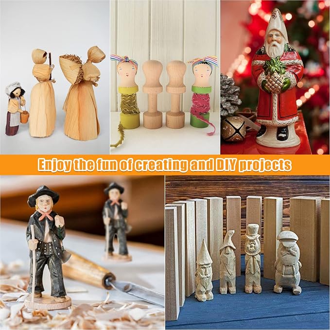 16PCS Basswood Carving Blocks 6 x 1.5 x 1.5 Inch Whittling Wood Blocks Wooden - Image 7