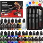 Nicpro All-In-One Miniature Painting Kit, Starter Paint Set by Nicpro