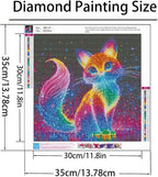 GXGLLPZBY Diamond Art Kits for Beginners, Dreamy Glowing Cat Diamond Painting - Image 2