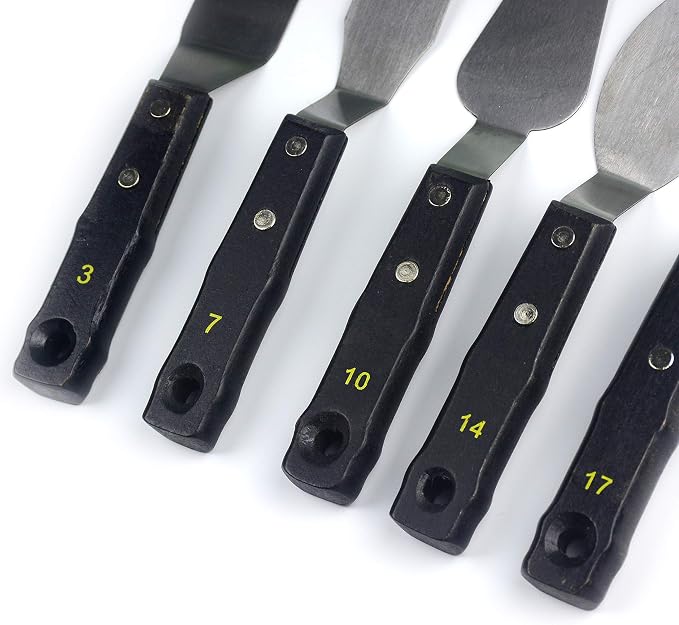 Large Painting Knife 5pcs by AebDerp Acrylic Paint Knife - Image 3