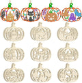 36PCS Wooden Pumpkins Ornaments to Paint Halloween Thanksgiving Decoration by Sophena