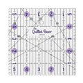 The Quilted Bear Square Quilting Ruler, Transparent Acrylic, 5.5" x 5.5" | by TheQuiltedBearsProducts