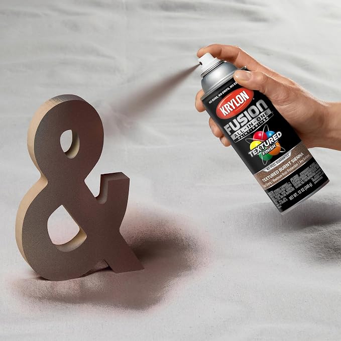 Krylon Fusion All-In-One Textured Spray Paint & Primer, Burnt Sienna - Image 8