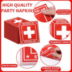 96pcs Switzerland Party Supplies Tableware Set Swiss Flag Party Paper Plates - Image 4