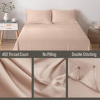 Bella Coterie | Luxury Bamboo Viscose Queen Size Pillowcase Set | 100% - Image 3
