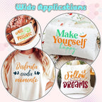 Tintnut Carrot Curl Color Heat Transfer Vinyl, easy cut & weed, stretch washable - Image 6