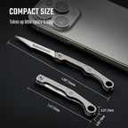 KeyUnity KK13 Precision Craft Utility Blade Titanium Handle Mini Cutting Tool - Image 6