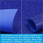 PATIKIL Dark Blue Shiny EVA Glitter Foam Sheet 11.8 x 7.9 Inch 2mm Thick - Image 5