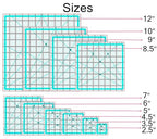 Quilting Rulers, 10 Quilting Square Ruler Templates - Image 5