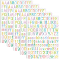 Letter Stickers 0.5 inch, Self-Adhesive Vinyl Waterproof ABC Letter Stickers by Unknown