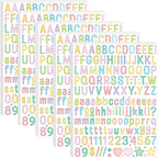 Letter Stickers 0.5 inch, Self-Adhesive Vinyl Waterproof ABC Letter Stickers by Unknown