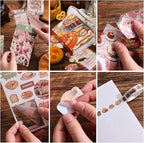 Scrapbooking Supplies Kit, Vintage Culinary Aesthetic Scrapbook Kit - Image 4