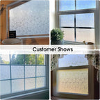 Coavas Frosted Glass Window Privacy Film, Static Cling Decorative Covering - Image 6
