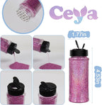 Ceya 3.8oz/ 110g Holographic Ultra Fine Glitter Powder Laser Violet Glitter - Image 4