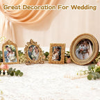 4 Pcs Gold Vintage Picture Frames - Image 7