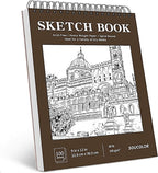 Soucolor Sketch Book 9x12, 100 Sheets Drawing Pad, Art Sketchbook by Soucolor