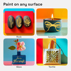 ARTISTRO 2 Gold Dual-Tip Acrylic Paint Pens - Image 3