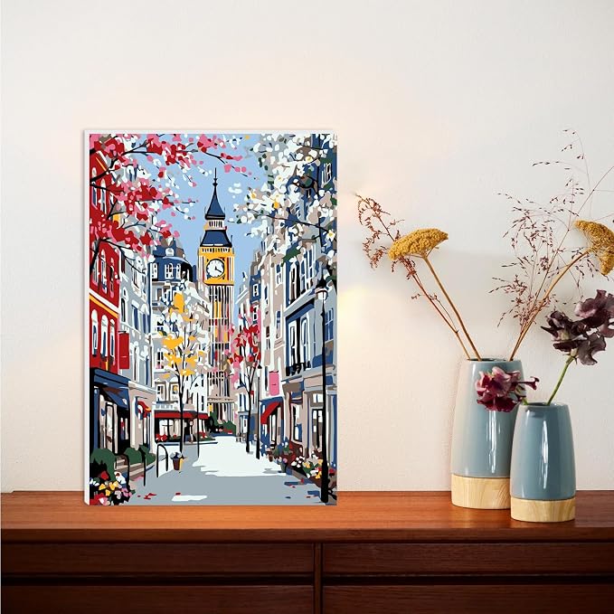 Lxmsja Big Ben Paint by Numbers Kit - Image 2