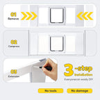 【Solid Wood】 Cat Door for Window, Fit Width 26"-31" Window, 3-Min Install - Image 4
