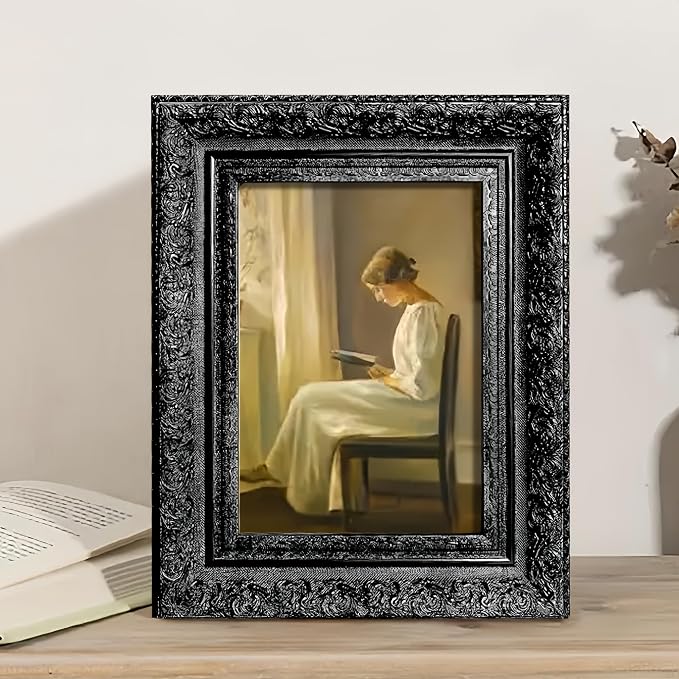 Vintage Picture Frame, Decorative Wall Hanging and Tabletop Display Photo Frame - Image 2