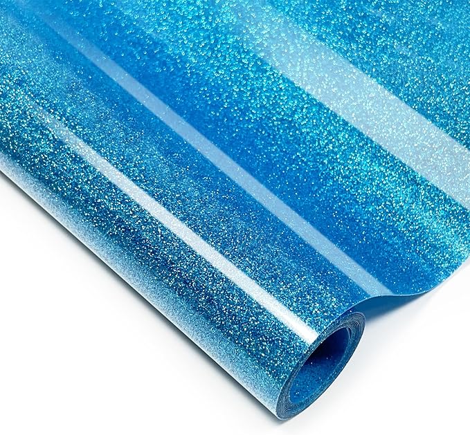 Glitter Iron On 12in X 5ft, HTV Heat Transfer Vinyl | Glitter HTV Easy to Cut & by YIWLOER