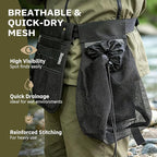 Rock Collecting Waist Bag, Mushroom Hunting, Mesh Fanny Pack - Image 4
