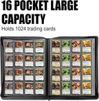 Trading Card Binder for One Piece Cards, 16 Pocket - Image 2