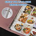 9 Pocket Card Sleeves, Holds 1800 Cards, Trading Card Binder Sleeves, 3 Ring 9 - Image 3