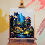 xackcme Mushroom Paint by Numbers - Image 3