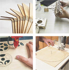 CRAFTIFF Plywood Board Basswood Sheets 1/16 inch, Thin Natural Unfinished Wood - Image 2