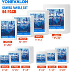Canvas for Painting, 64 Pack Multi-Size Painting Canvas Board Art Supplies for - Image 2