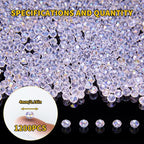 1200Pcs 4mm Crystal Glass Beads - Image 2