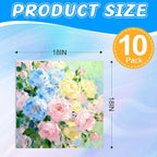 ESRICH Large Canvas for Painting, 10 Pack Square Canvas Boards for Painting - Image 2