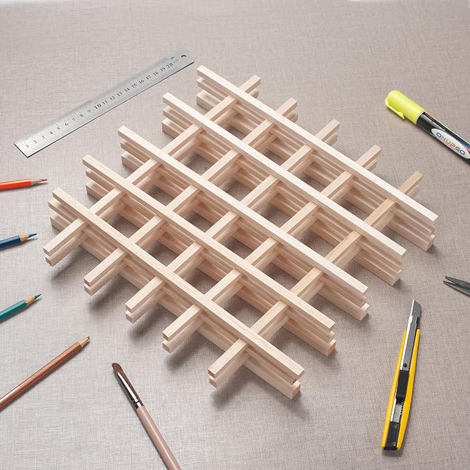 Balsa Wood Sticks, Unfinished Wooden Sticks - Image 2