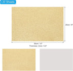 PATIKIL Light Gold Shiny EVA Glitter Foam Sheet 11 x 8 Inch 2mm Thick Sparkle - Image 2