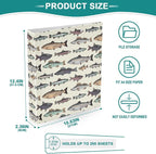 Sea Fish Round Ring Binders Ocean Creatures 3 Ring Clipboard Binder - Image 4