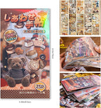 Girl's Japanese Retro Sticker Book, 700+ Kawaii Old Showa Style Embroidered - Image 2