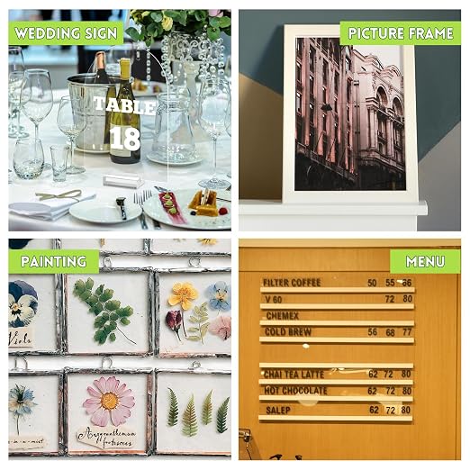 TKOnline 10 PCS Plexiglass Sheets, Invitations, Poster Frames Plastic Board - Image 5