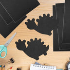 10PCS Black Self Adhesive Felt Fabric Sheets Sticky Felt Sheets - Image 6