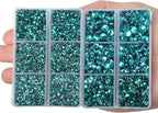10000Pcs 2-Boxes Mixed Size Hot Fix Round Crystals Gems Glass Stones Hotfix - Image 4