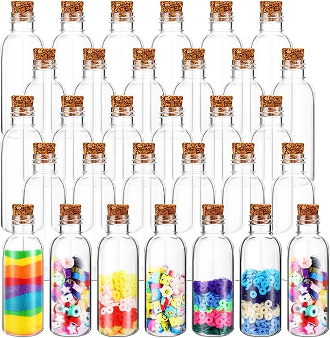 Bokon 30 Pcs 2 oz Sand Art Bottles by Bokon