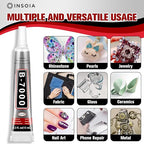 8 PCS 15ml B7000 Rhinestone Glue Clear – Super Glues - Image 4