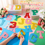 WILLBOND 52 Pcs Glitter Foam Alphabet Letters - Image 2