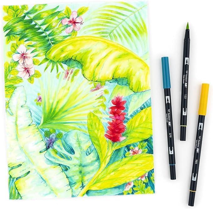 Tombow 56189 Dual Brush Pen Art Markers, Brush and Fine Tip Markers - Image 10