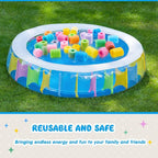 Frienda 100 Pcs Pool Noodles Bits Multicolor Craft Small Size Versatile Mixed - Image 5