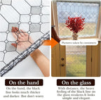 SUNBABY Reeded Glass Window Privacy Film, Frosted Glass Window Film - Image 4