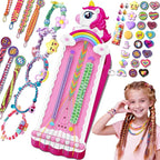 Unicorn Toys for Girls Age 4-6 6-8 8-12, 2-in-1 Friendship Bracelet Making Kit by Unknown
