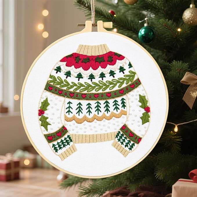Crafmanoe Christmas Embroidery Kits - Image 2